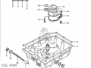 OIL PAN - GSX750F KATANA 1990 (L) USA (E03)