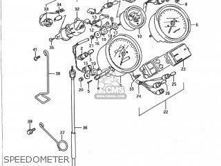 SPEEDOMETER - GSX750F KATANA 1990 (L) USA (E03)