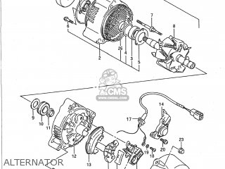 ALTERNATOR - GSX750F KATANA 1991 (M) USA (E03)