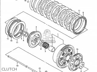 CLUTCH - GSX750F KATANA 1991 (M) USA (E03)