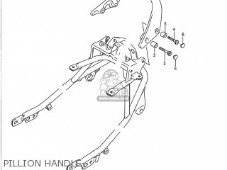 PILLION HANDLE - GSX750F KATANA 1991 (M) USA (E03)