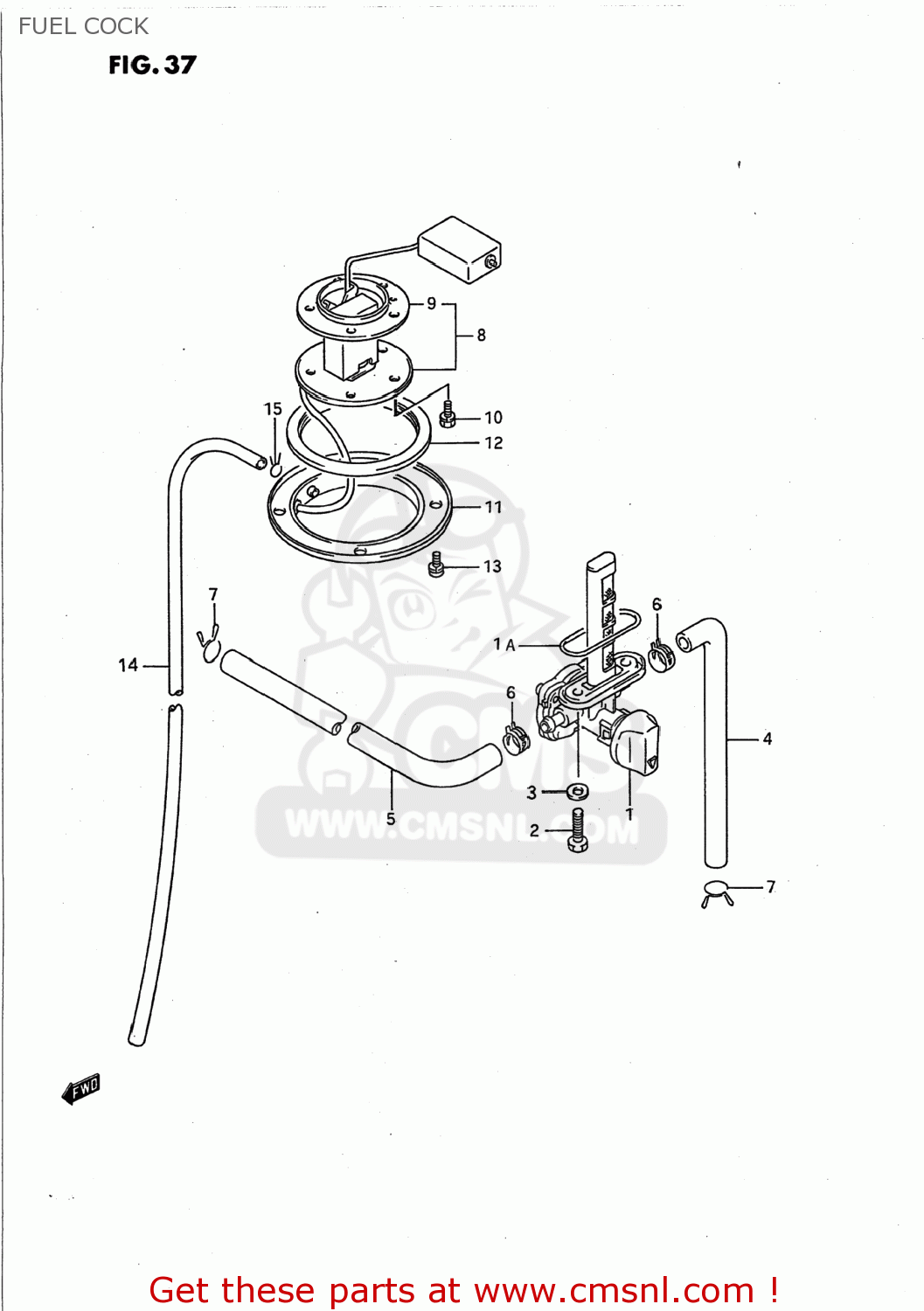 FUEL COCK GSX750F KATANA 1992 (N) USA (E03)
