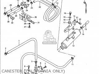 CANISTER (CALIFORNIA ONLY) - GSX750F KATANA 1992 (N) USA (E03)