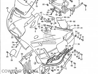 COWLING (MODEL K) - GSX750F KATANA 1992 (N) USA (E03)
