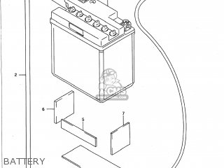 BATTERY - GSX750F KATANA 1993 (P) USA (E03)