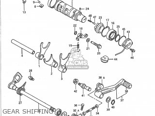 GEAR SHIFTING - GSX750F KATANA 1993 (P) USA (E03)