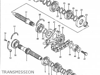 TRANSMISSION - GSX750F KATANA 1993 (P) USA (E03)