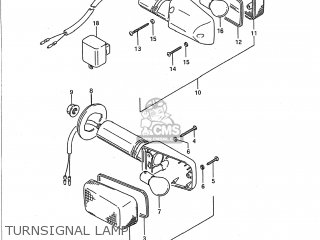 TURNSIGNAL LAMP - GSX750F KATANA 1993 (P) USA (E03)