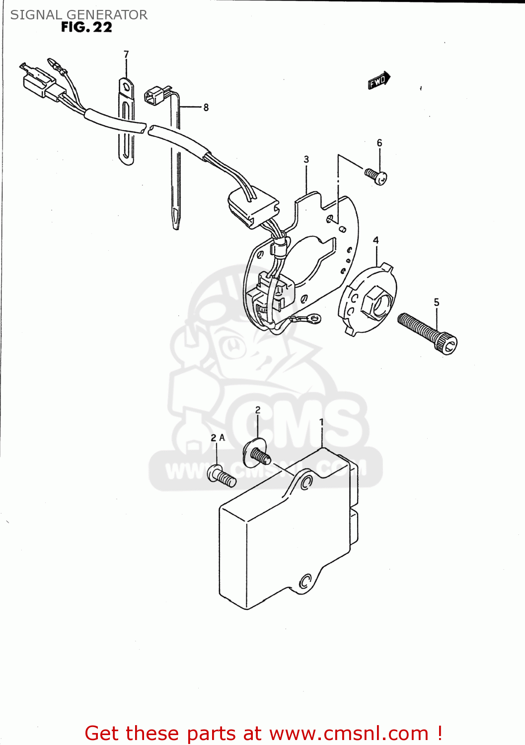 SIGNAL GENERATOR GSX750F KATANA 1994 (R) USA (E03)