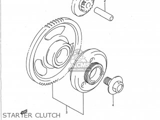 STARTER CLUTCH - GSX750F KATANA 1994 (R) USA (E03)