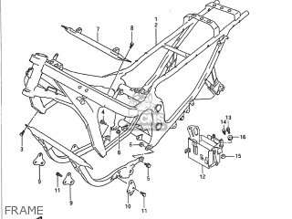 FRAME - GSX750F KATANA 1995 (S) USA (E03)