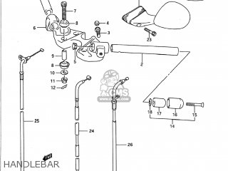HANDLEBAR - GSX750F KATANA 1995 (S) USA (E03)