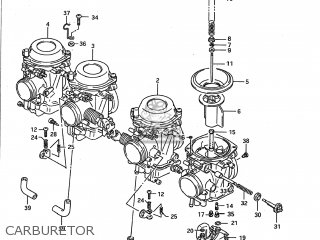 CARBURETOR - GSX750F KATANA 1996 (T) USA (E03)