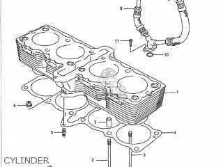 CYLINDER - GSX750F KATANA 1996 (T) USA (E03)