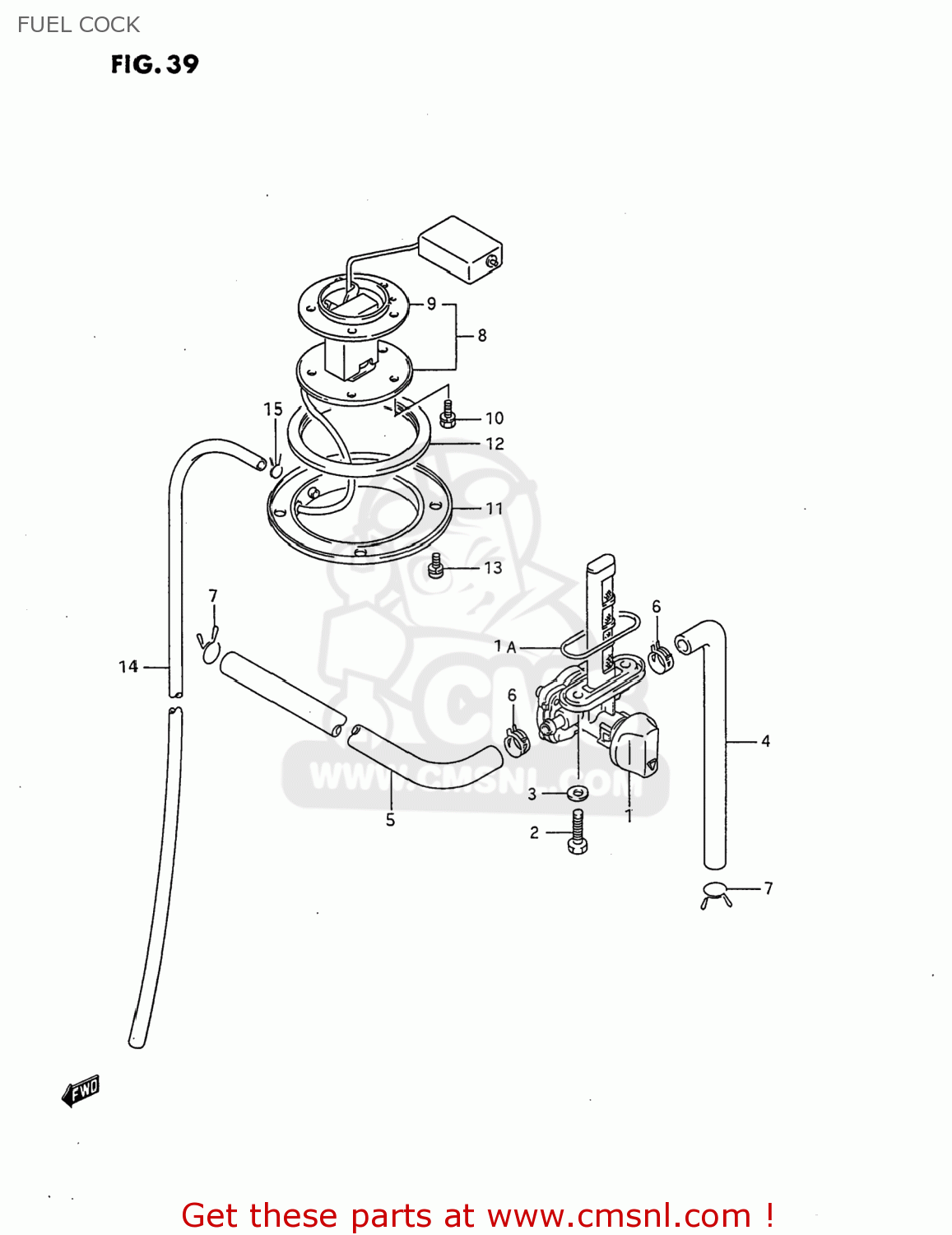 FUEL COCK GSX750F KATANA 1997 (V) USA (E03)