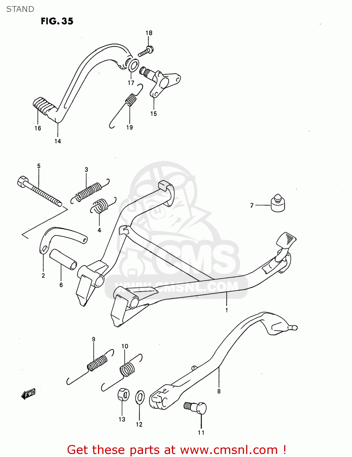 STAND GSX750F KATANA 1997 (V) USA (E03)