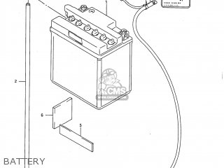 BATTERY - GSX750F KATANA 1997 (V) USA (E03)