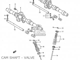 CAM SHAFT - VALVE - GSX750F KATANA 1997 (V) USA (E03)