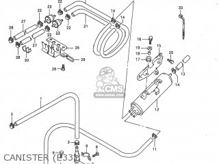 CANISTER (E33) - GSX750F KATANA 1997 (V) USA (E03)