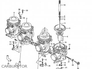 CARBURETOR - GSX750F KATANA 1997 (V) USA (E03)