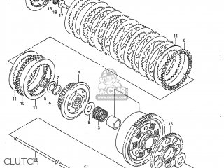 CLUTCH - GSX750F KATANA 1997 (V) USA (E03)