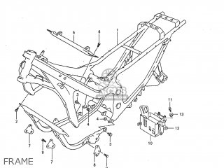 FRAME - GSX750F KATANA 1997 (V) USA (E03)