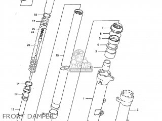 FRONT DAMPER - GSX750F KATANA 1997 (V) USA (E03)