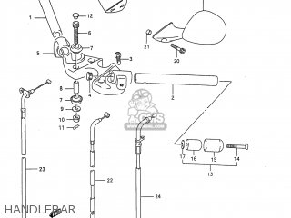 HANDLEBAR - GSX750F KATANA 1997 (V) USA (E03)