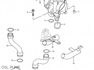 OIL PUMP - GSX750F KATANA 1997 (V) USA (E03)