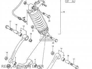 REAR CUSHION LEVER - GSX750F KATANA 1997 (V) USA (E03)