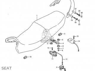 SEAT - GSX750F KATANA 1997 (V) USA (E03)