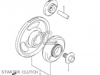 STARTER CLUTCH - GSX750F KATANA 1997 (V) USA (E03)
