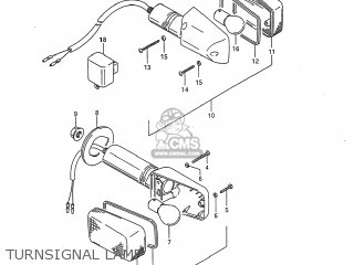 TURNSIGNAL LAMP - GSX750F KATANA 1997 (V) USA (E03)