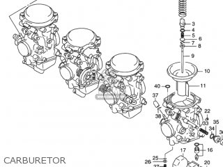 CARBURETOR - GSX750F KATANA 1998 (W) USA (E03)