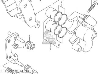 FRONT CALIPER - GSX750F KATANA 1998 (W) USA (E03)