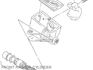 FRONT MASTER CYLINDER - GSX750F KATANA 1998 (W) USA (E03)