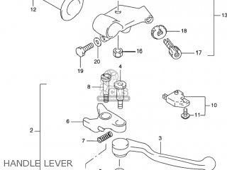 HANDLE LEVER - GSX750F KATANA 1998 (W) USA (E03)