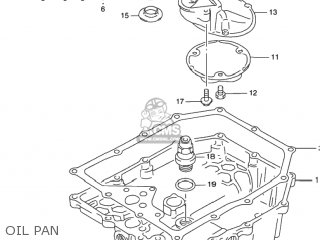 OIL PAN - GSX750F KATANA 1998 (W) USA (E03)