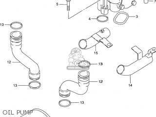 OIL PUMP - GSX750F KATANA 1999 (X) USA (E03)