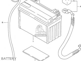 BATTERY - GSX750F KATANA 2001 (K1) USA (E03)