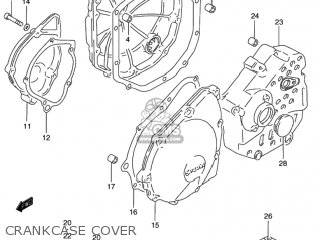 CRANKCASE COVER - GSX750F KATANA 2001 (K1) USA (E03)