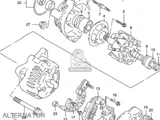 ALTERNATOR - GSX750F KATANA 2002 (K2) USA (E03)