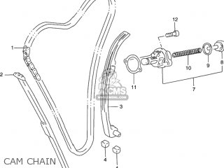 CAM CHAIN - GSX750F KATANA 2002 (K2) USA (E03)
