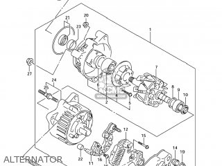 ALTERNATOR - GSX750F KATANA 2004 (K4) USA (E03)