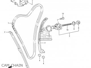 CAM CHAIN - GSX750F KATANA 2004 (K4) USA (E03)