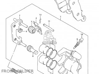 FRONT CALIPER - GSX750F KATANA 2004 (K4) USA (E03)