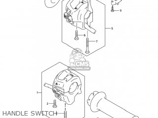HANDLE SWITCH - GSX750F KATANA 2004 (K4) USA (E03)