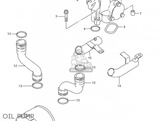 OIL PUMP - GSX750F KATANA 2004 (K4) USA (E03)
