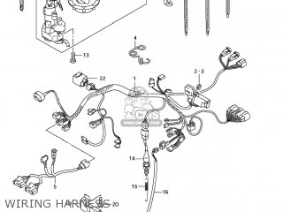 WIRING HARNESS - GSX750F KATANA 2004 (K4) USA (E03)
