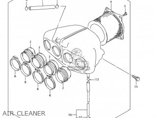 AIR CLEANER - GSX750F KATANA 2005 (K5) USA (E03)